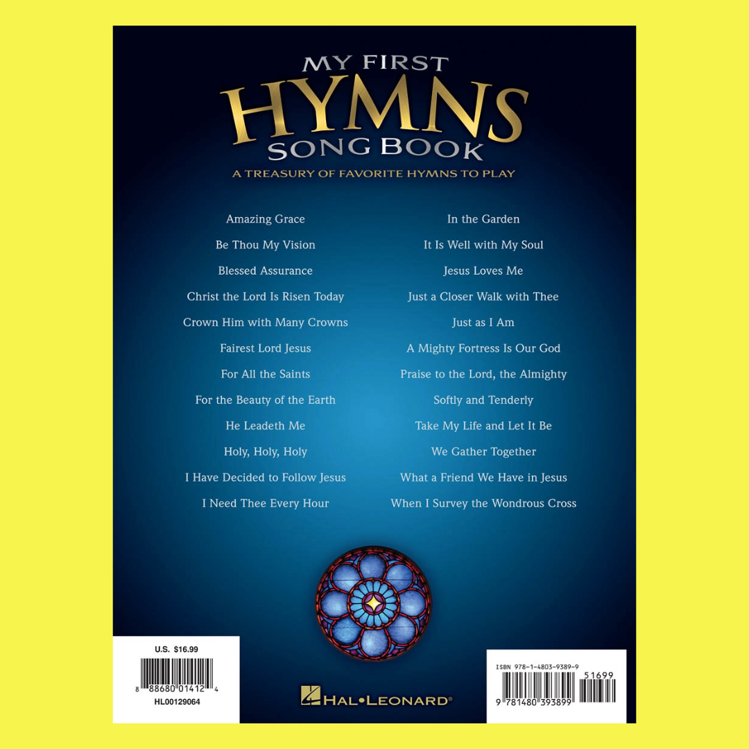 My First Hymns Songbook For Easy Piano