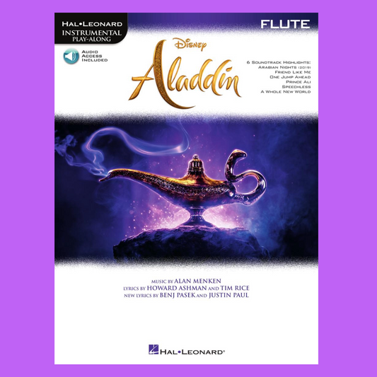 Aladdin For Flute Play Along Book/Ola