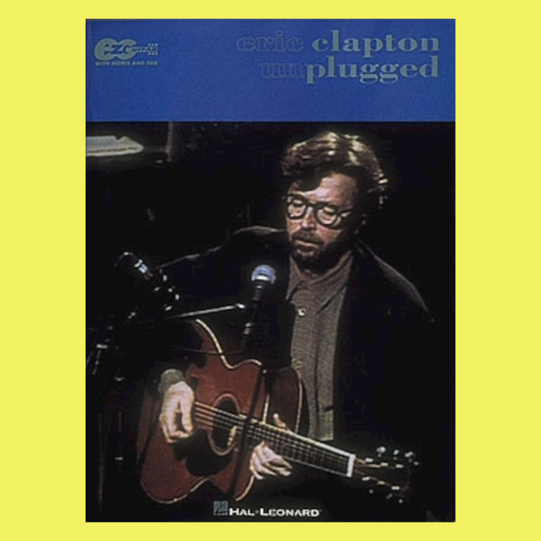 Eric Clapton - Unplugged Easy Guitar Notes & Tab Book