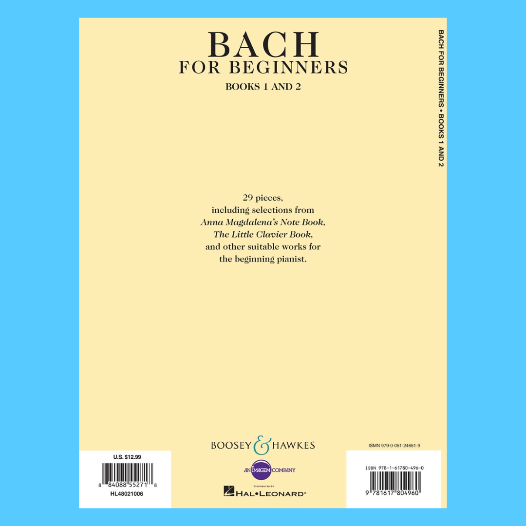 Bach for Beginners - Piano Books 1 and 2