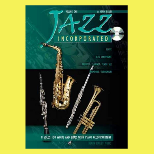 Jazz Incorporated - Trombone/Euphonium With Piano Accompaniment & CD -  Book 1