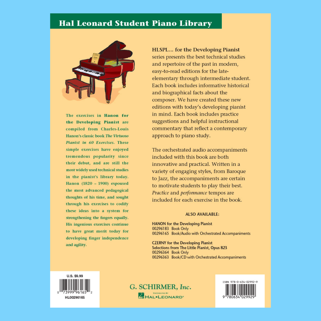 Hal Leonard Student Piano Library - Hanon For The Developing Pianist Book