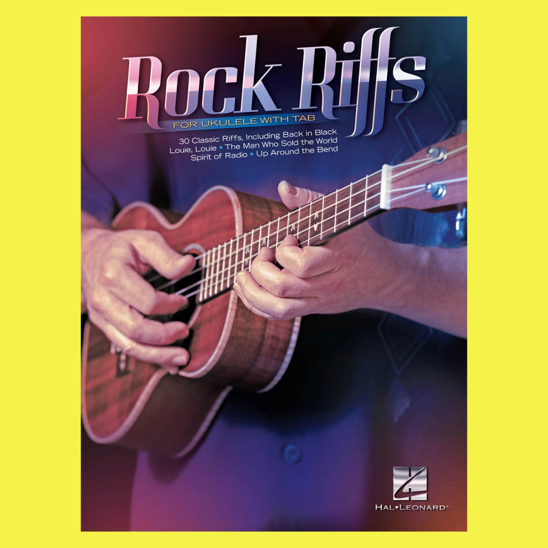 Rock Riffs For Ukulele With Tab Book