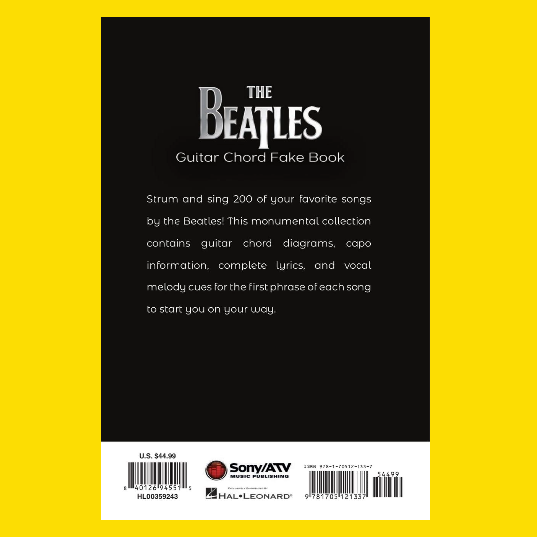 The Beatles Guitar Chord Fake Book (200 Songs)