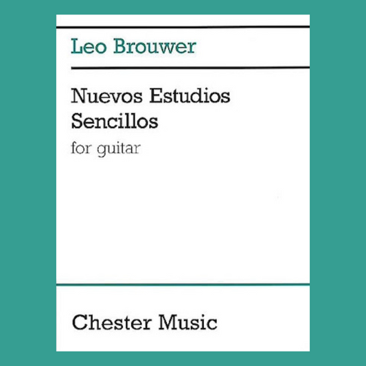 Leo Brouwer - Nuevos Estudios Sencillos Guitar Book