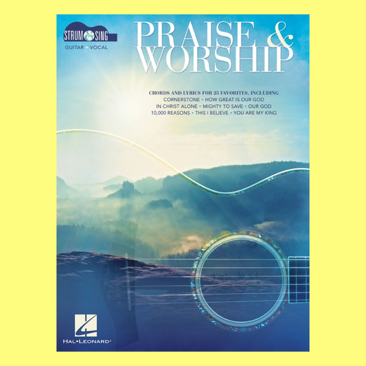 Praise & Worship Strum & Sing Guitar Book