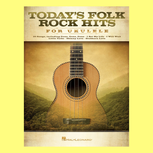 Todays Folk Rock Hits For Ukulele Book