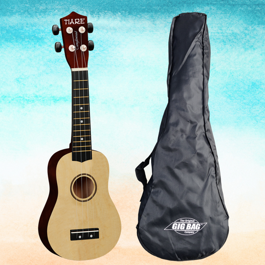 Tanglewood Tiare Soprano Natural Ukulele with Gig Bag