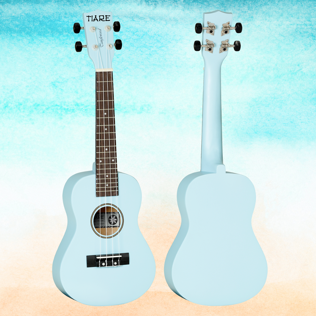 Tanglewood Tiare Surf Blue Concert Ukulele with Gig Bag