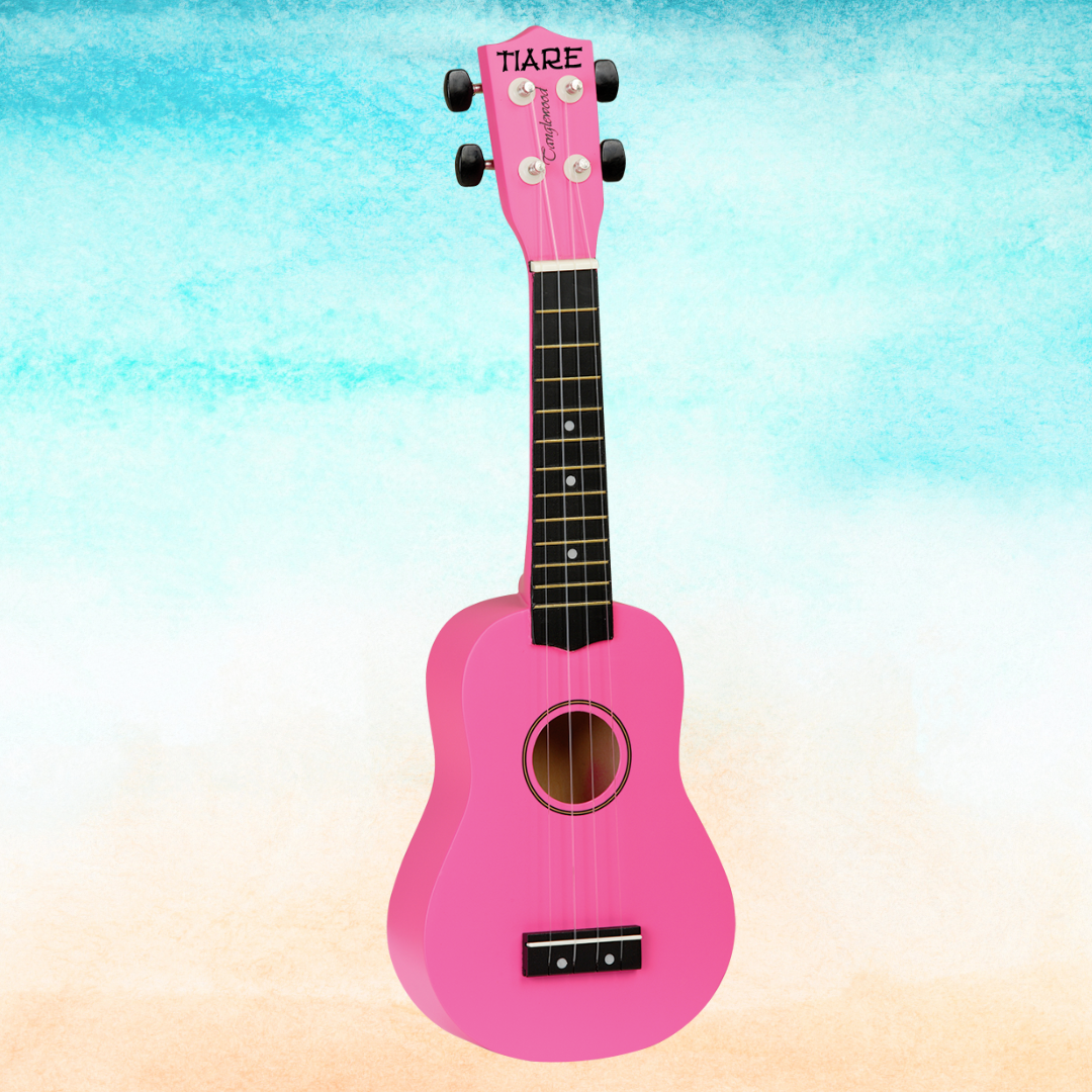 Tanglewood Tiare Soprano Pink Ukulele with Gig Bag