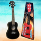 Tanglewood Tiare Black Concert Ukulele with Gig Bag