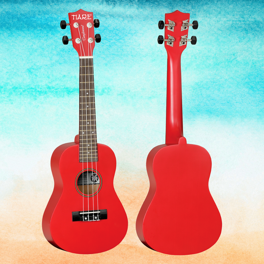 Tanglewood Tiare Red Concert Ukulele with Gig Bag