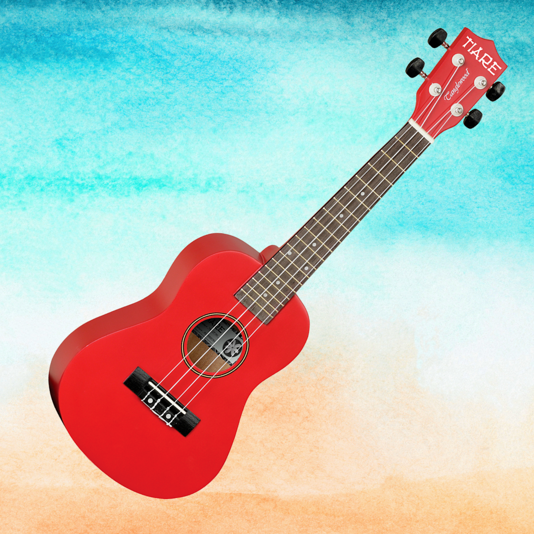 Tanglewood Tiare Red Concert Ukulele with Gig Bag