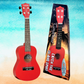 Tanglewood Tiare Red Concert Ukulele with Gig Bag