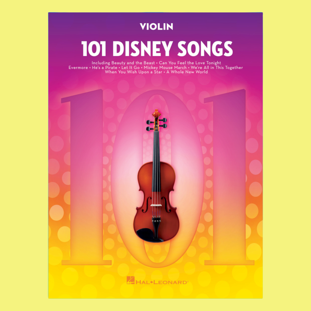 101 Disney Songs For Violin Book