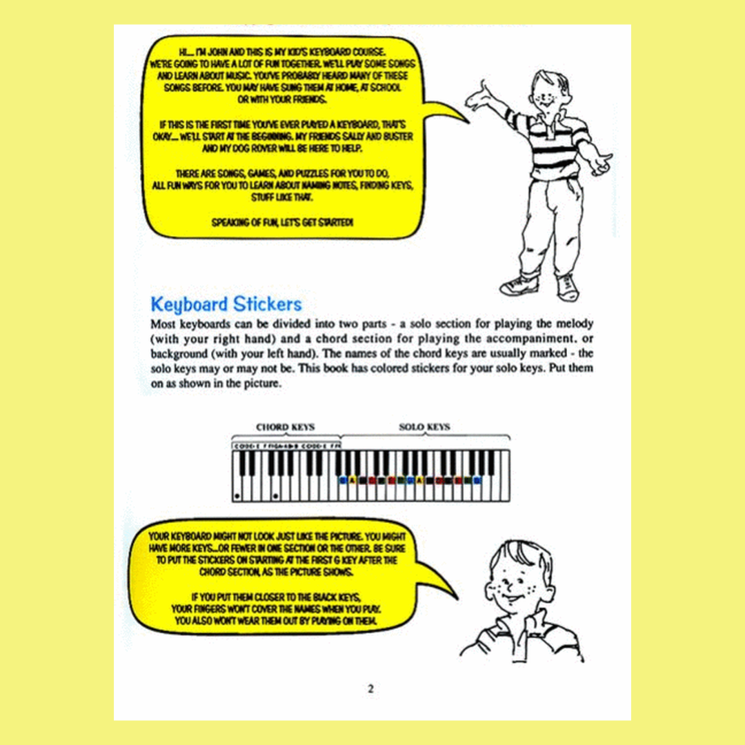 Kids Keyboard Course - Ez Play Book 1