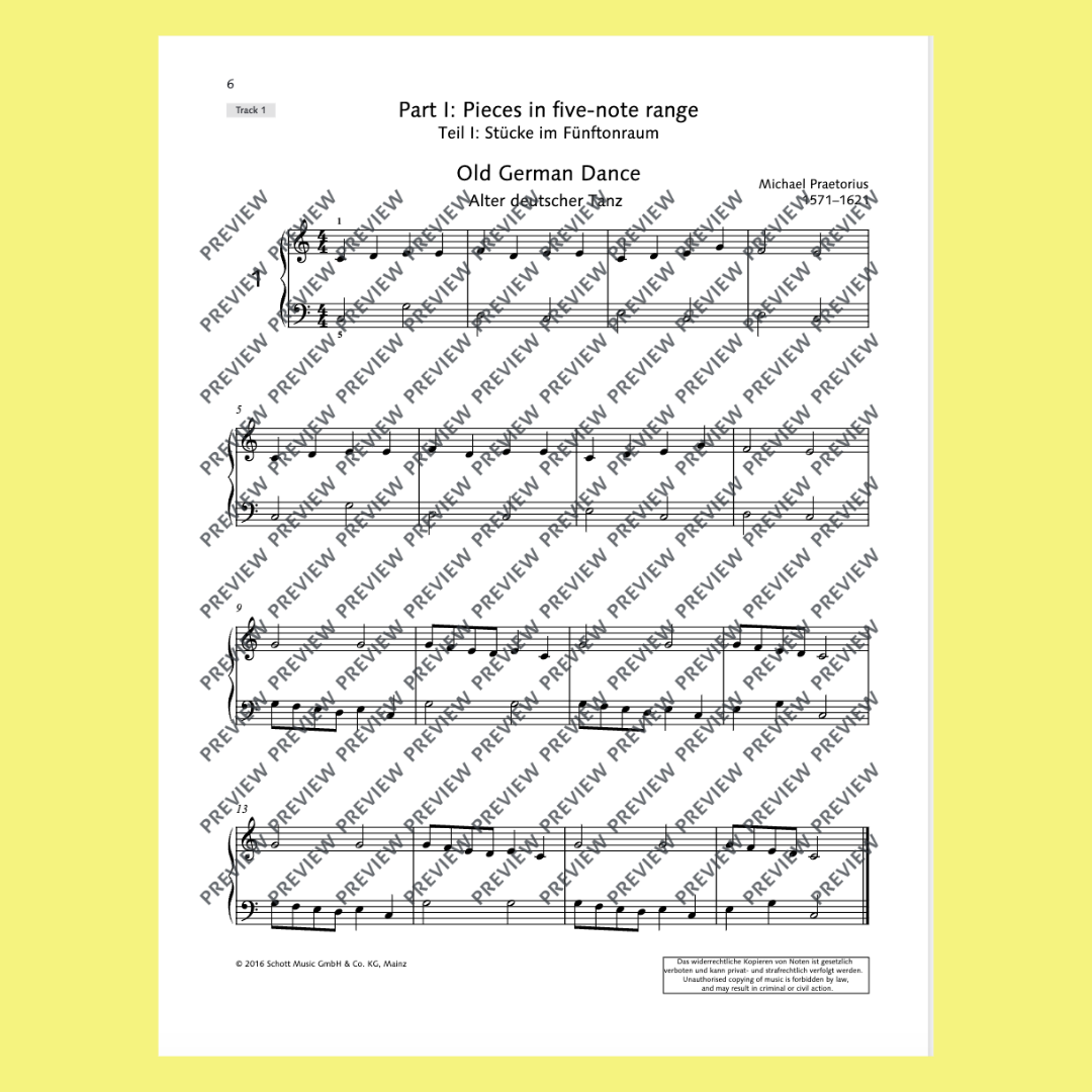 Easy Concert Pieces for Piano Volume 1 Book