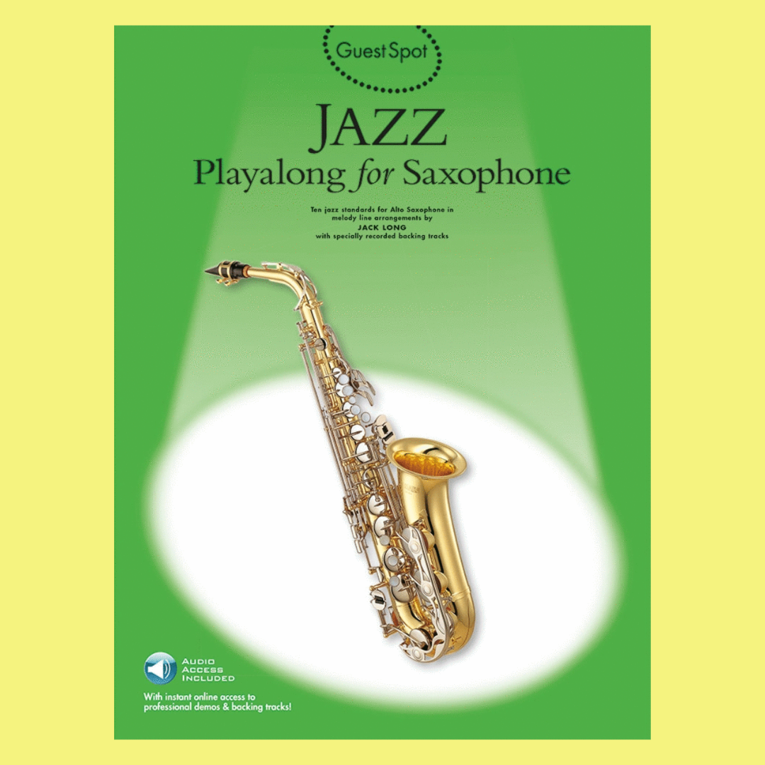 Guest Spot - Jazz Play Along Alto Saxophone Book/Cd