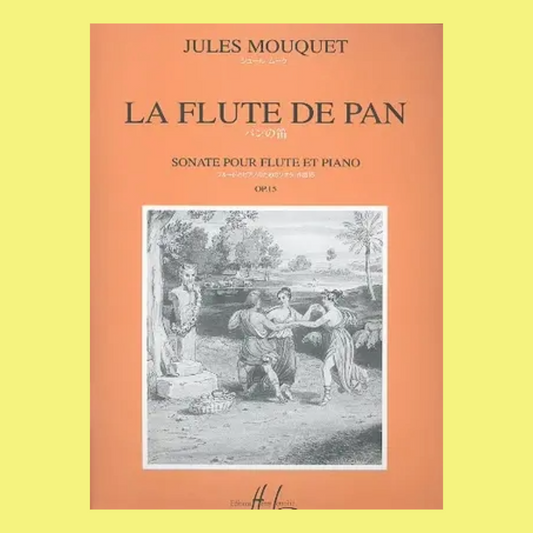 Jules Mouquet - Sonata Op 15 La Flute De Pan Flute with Piano Accompaniment Book