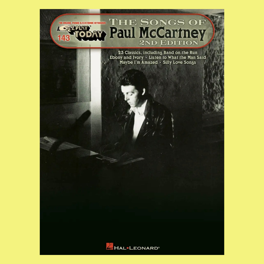 The Songs Of Paul McCartney Ez Play Piano Volume 143 Book