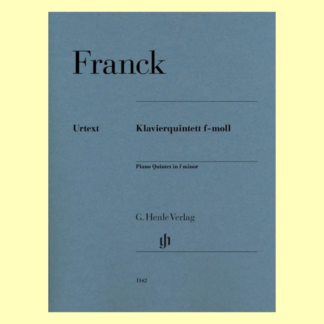 Cesar Franck - Piano Quintet In F Minor Score/Parts Book