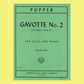 David Popper - Gavotte D Major No 2 Op 23 Cello with Piano Accompaniment Book