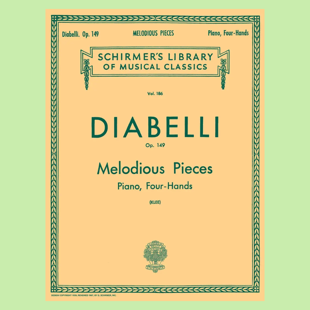 Anton Diabelli - Melodious Pieces Op. 149 Piano Book