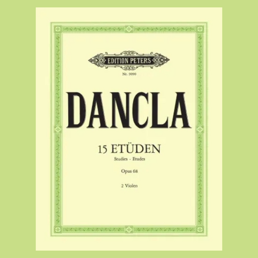 Dancla - 15 Studies Op. 68 for 2 Violas Book