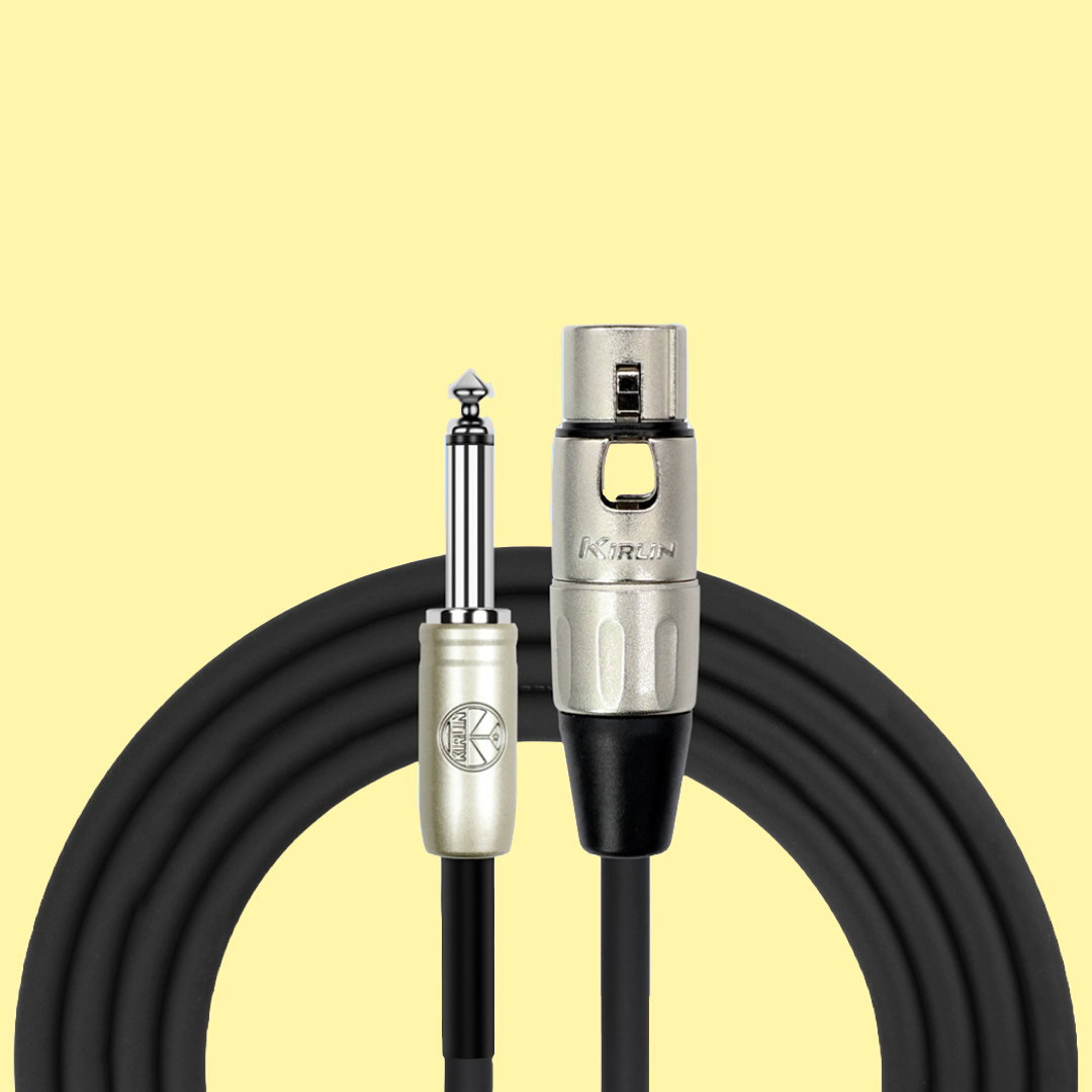 Kirlin 3ft Female XLR - 6.5 Stereo Jack Cable