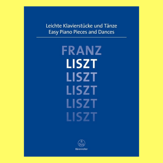 Liszt - Easy Piano Pieces and Dances Urtext Book