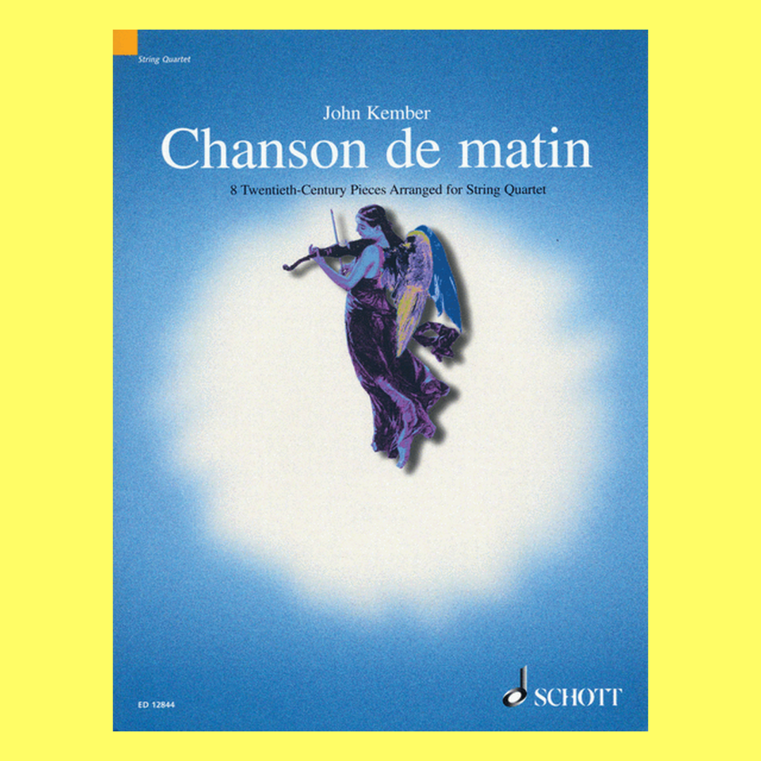 Chanson De Martin - 8 20th Century Pieces String Quartet Book