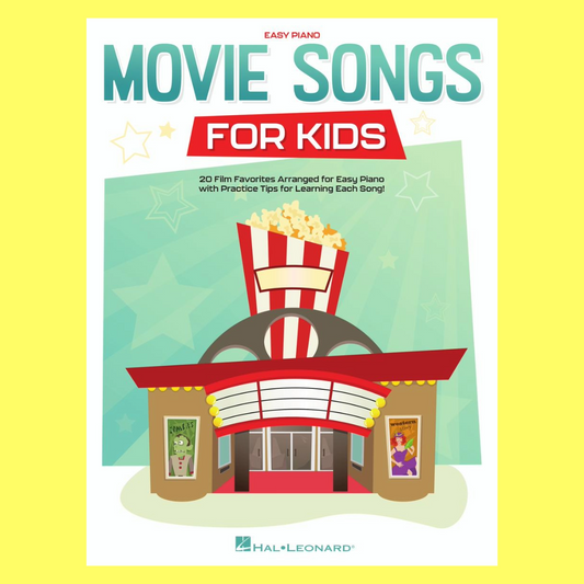 Movie Songs For Kids - Easy Piano Book