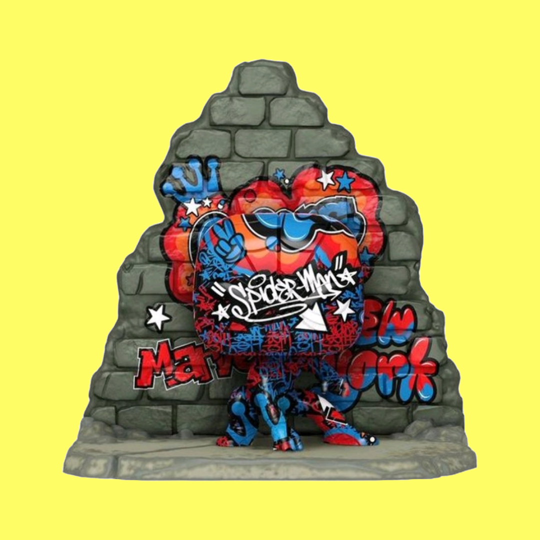 Pop Vinyl: SpiderMan - Graffiti Deco US Exclusive Pop! Deluxe