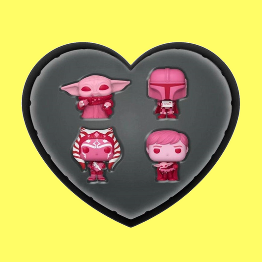 Pop Vinyl: Star Wars: The Mandalorian - Valentines Day US Exclusive Pocket Pop! 4-Pack