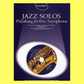 Guest Spot - Jazz Solos Alto Saxophone Play Along Book/Cd