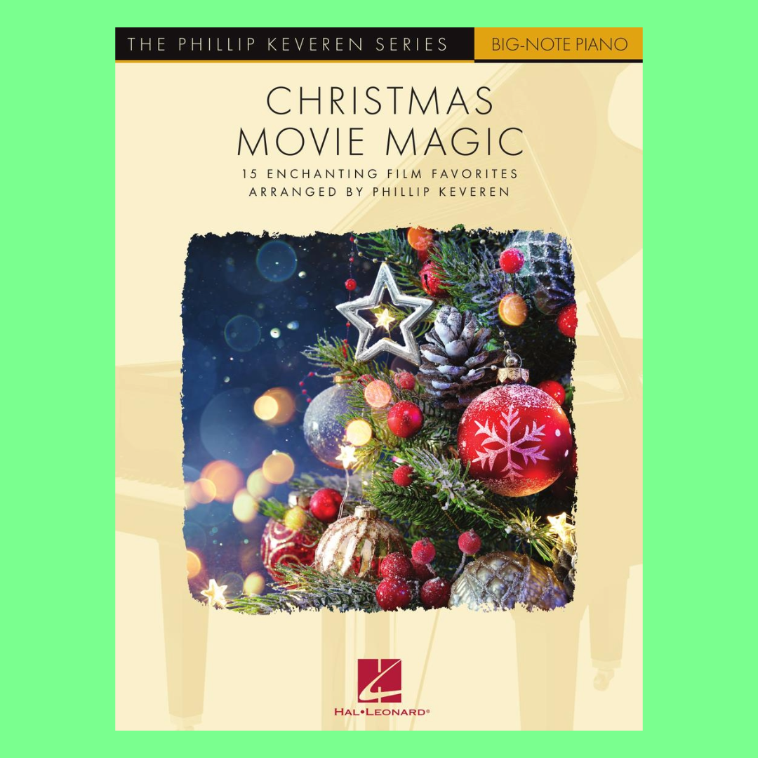 Christmas Movie Magic - Keveren Big Note Piano Book