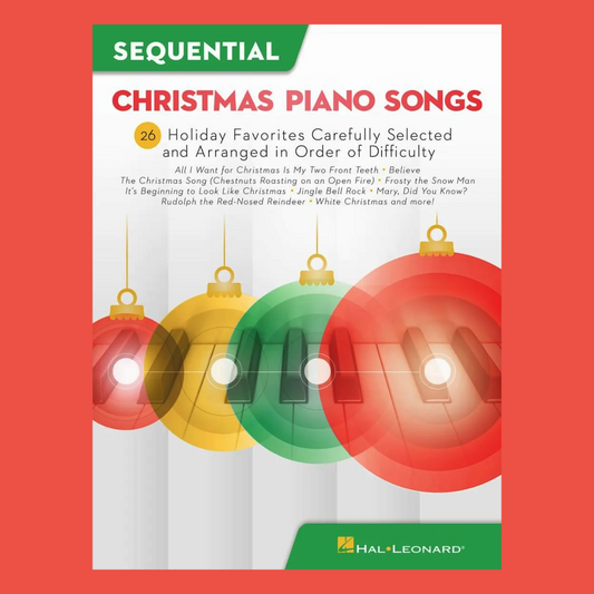 Sequential Christmas Piano Songs Book