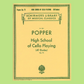 Popper - High School Of Cello Playing Op 73 Book (40 Etudes)