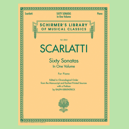 Scarlatti - 60 Sonatas Complete For Piano Book