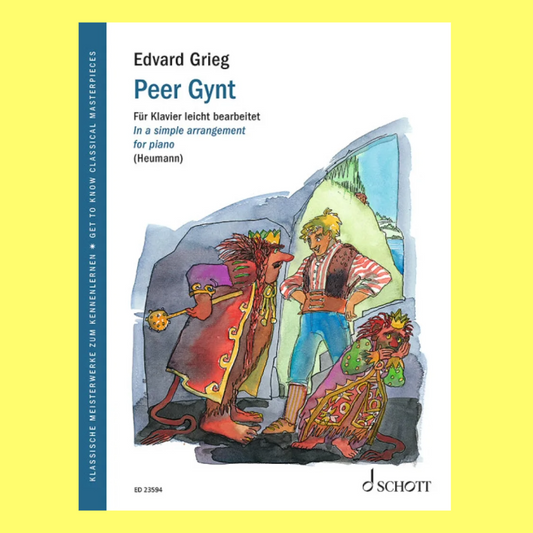 Grieg - Peer Gynt Op 46 & 55 Easy Piano Book