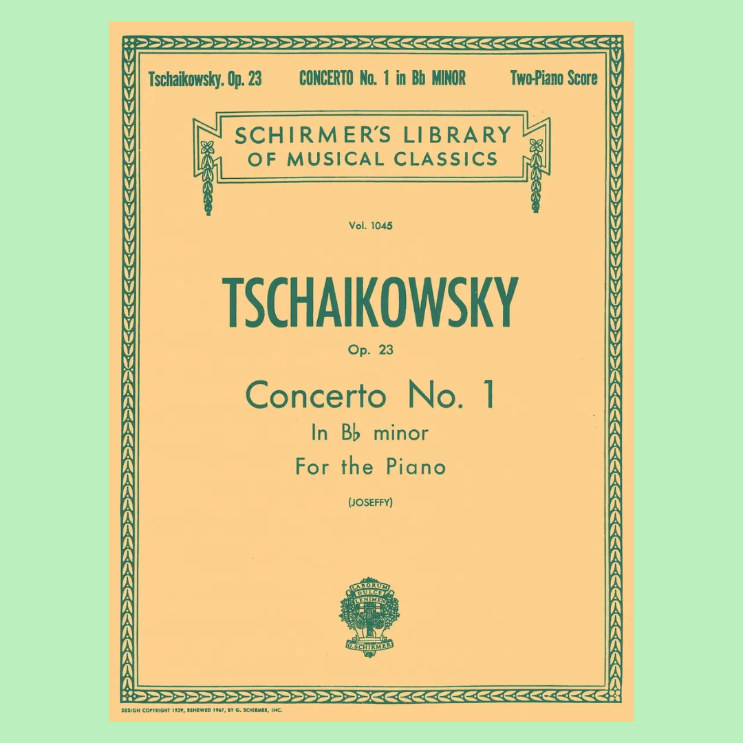 Tchaikovsky - Concerto No 1 Op 23, 2 Pianos 4 Hands Book