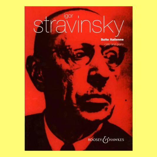 Stravinsky - Suite Italienne Cello & Piano Book