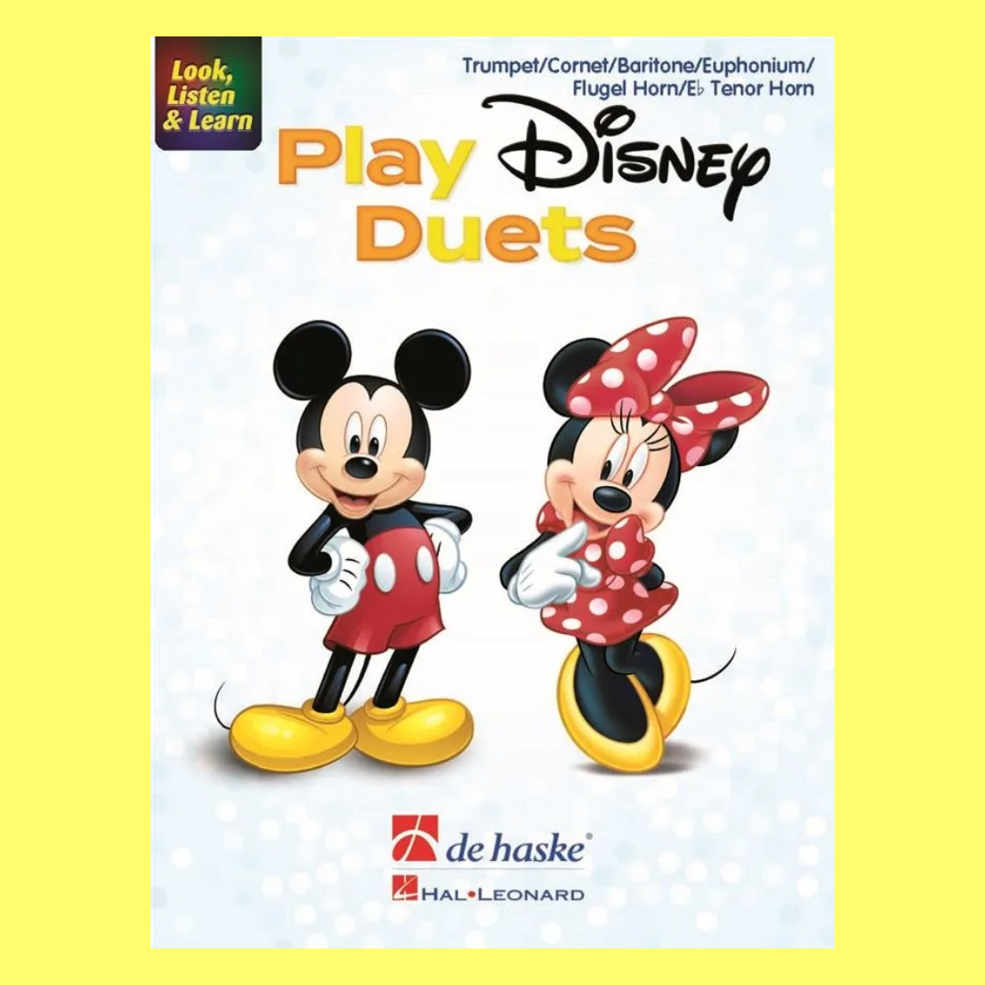 Look Listen & Learn - Play Disney Duets For Trumpet Book