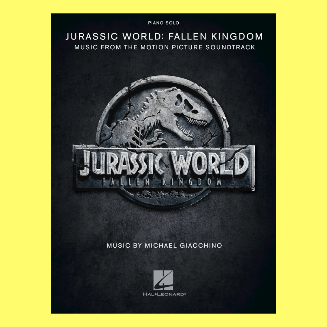 Jurassic World Fallen Kingdom Piano Solo Book