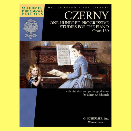 Czerny - 100 Progressive Studies For Piano Op 139 Book