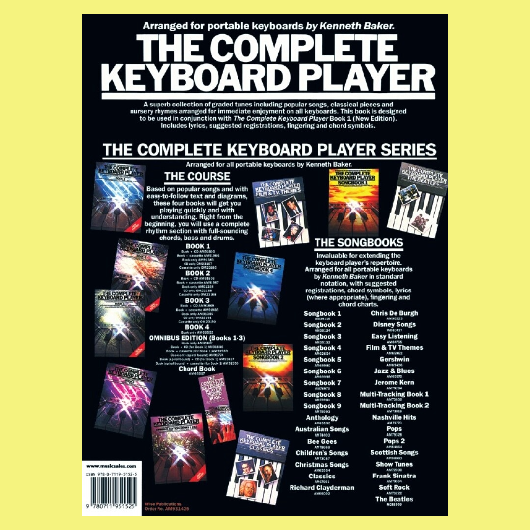 The Complete Keyboard Player - New Edition Book 1 Supplement Songbook