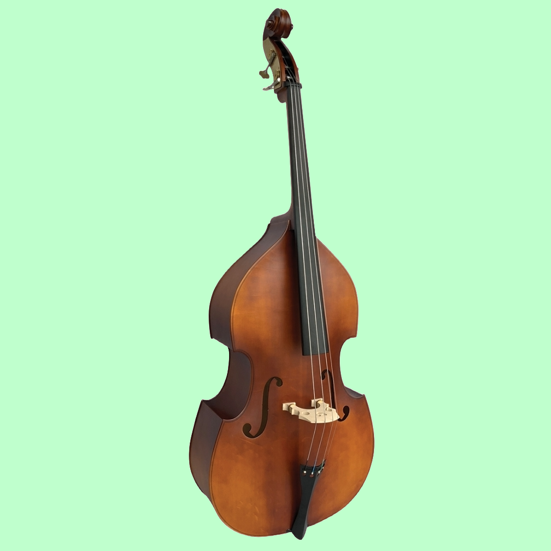 Vivo VIBSL1-14 Neo Plus 1/2 Antique Finish Double Bass Solid Top with Bow & Padded Bag