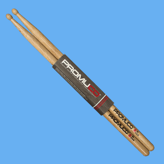 Promuco 18035B Oak 5B Wood Tip Drumsticks