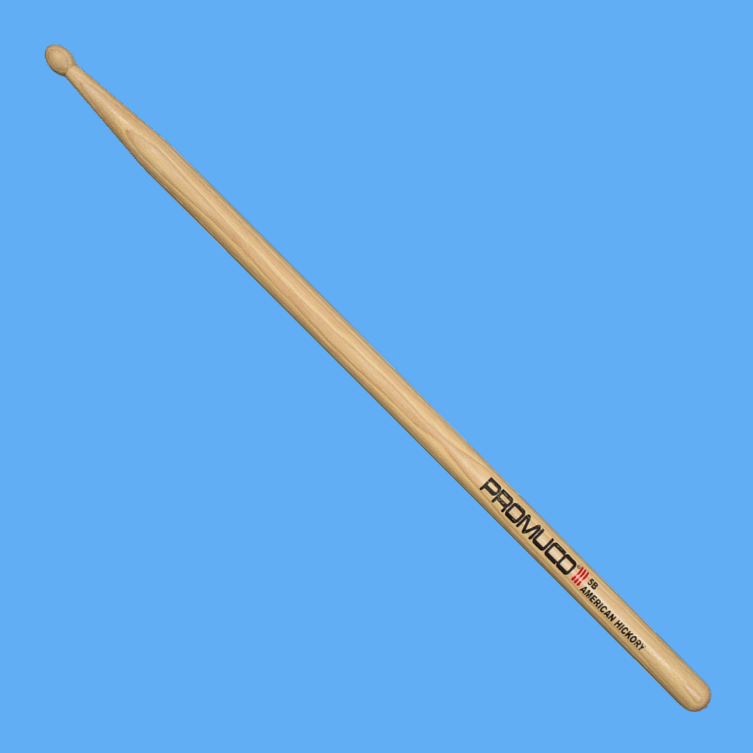 Promuco- American Hickory 5B Wood Tip Drum Sticks