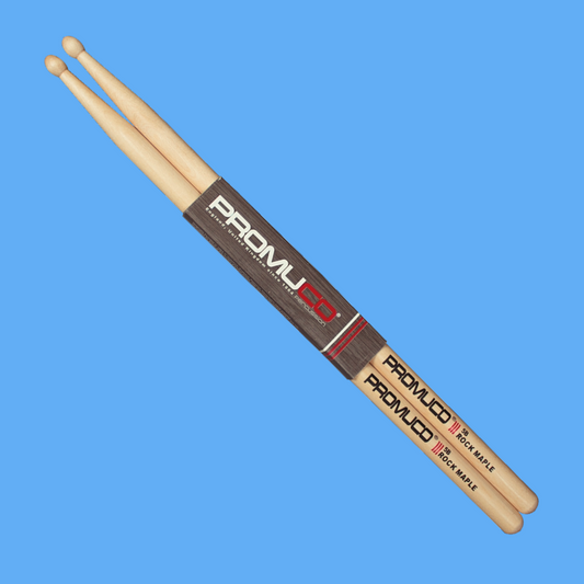 Promuco 18025B Rock Maple 5B Wood Tip Drum Sticks